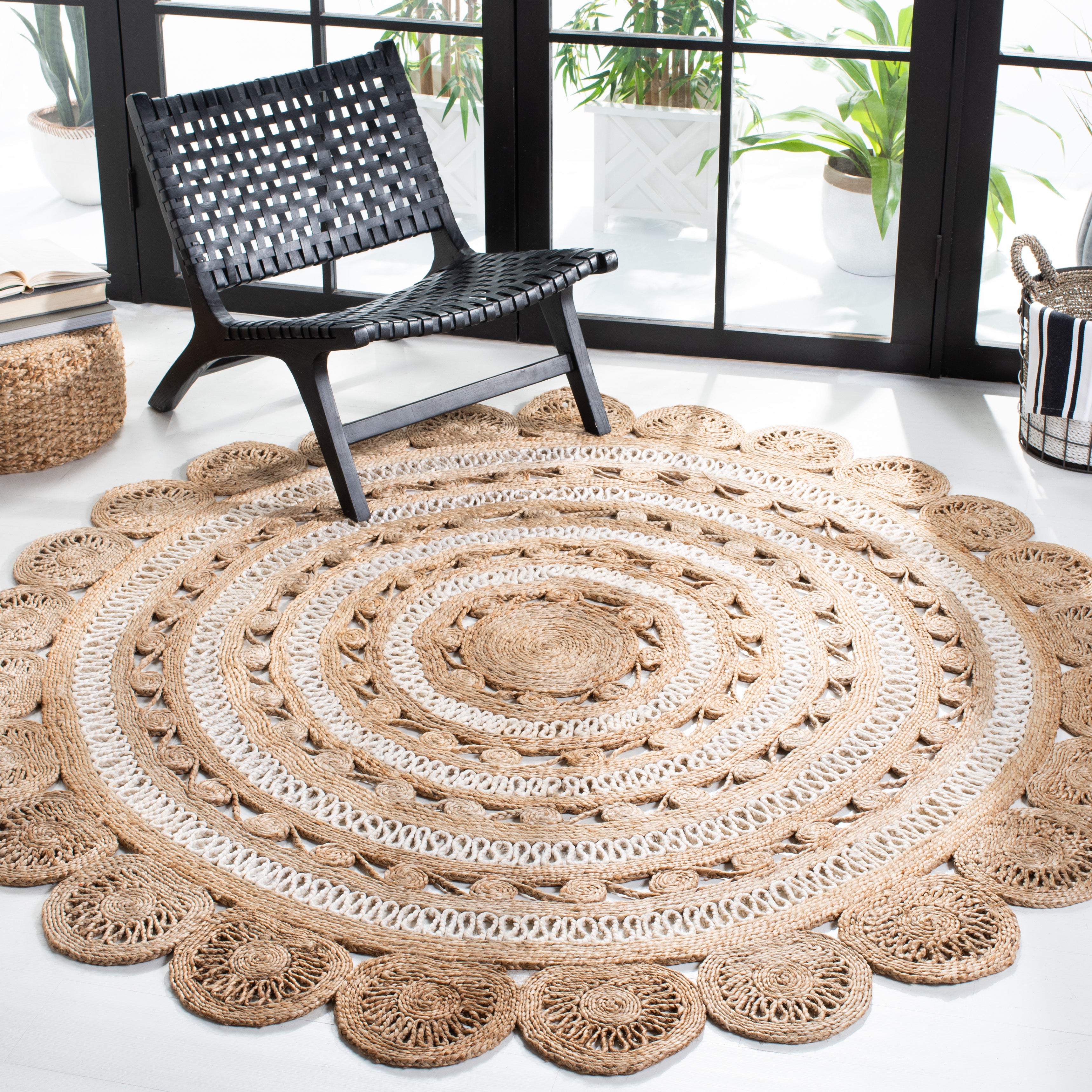 Safavieh Natural Fiber 160 Rug, NF160 - IVORY / NATURAL