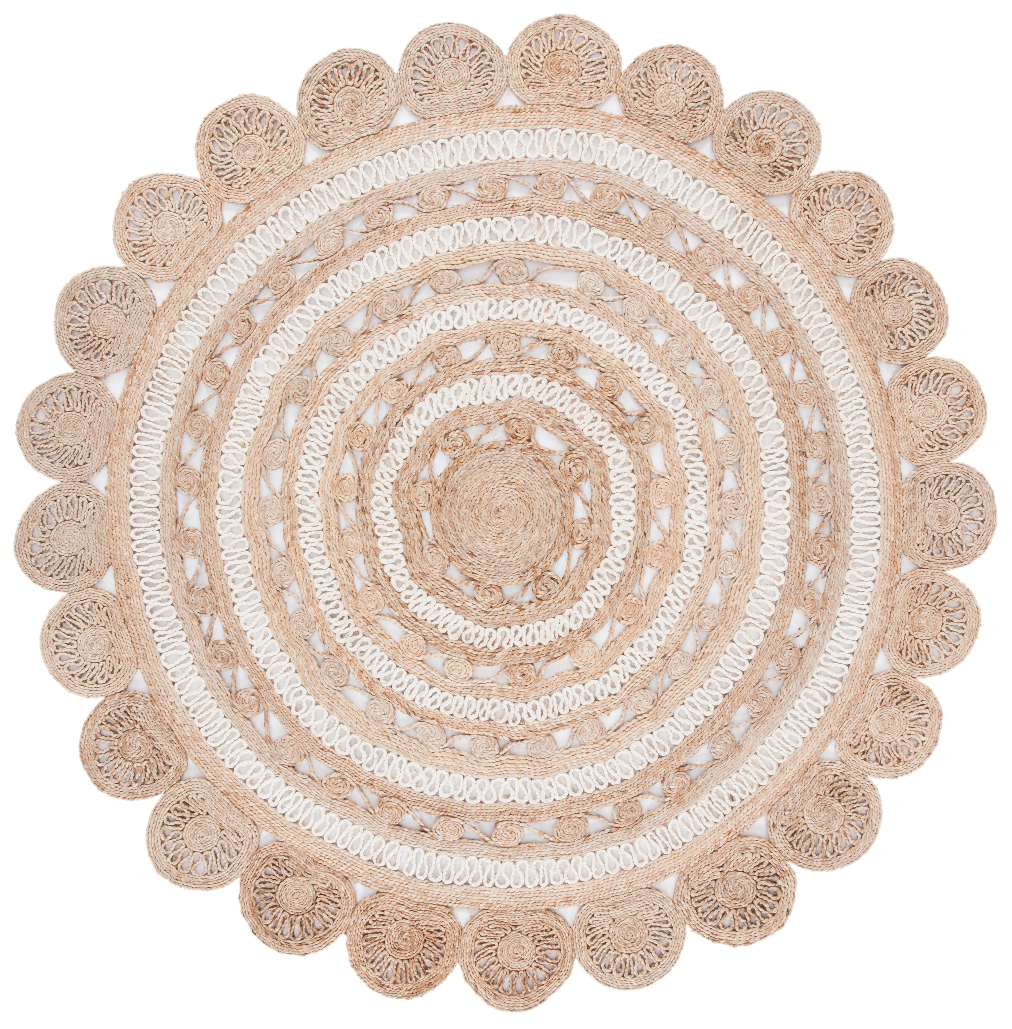 Safavieh Natural Fiber 160 Rug, NF160 - IVORY / NATURAL