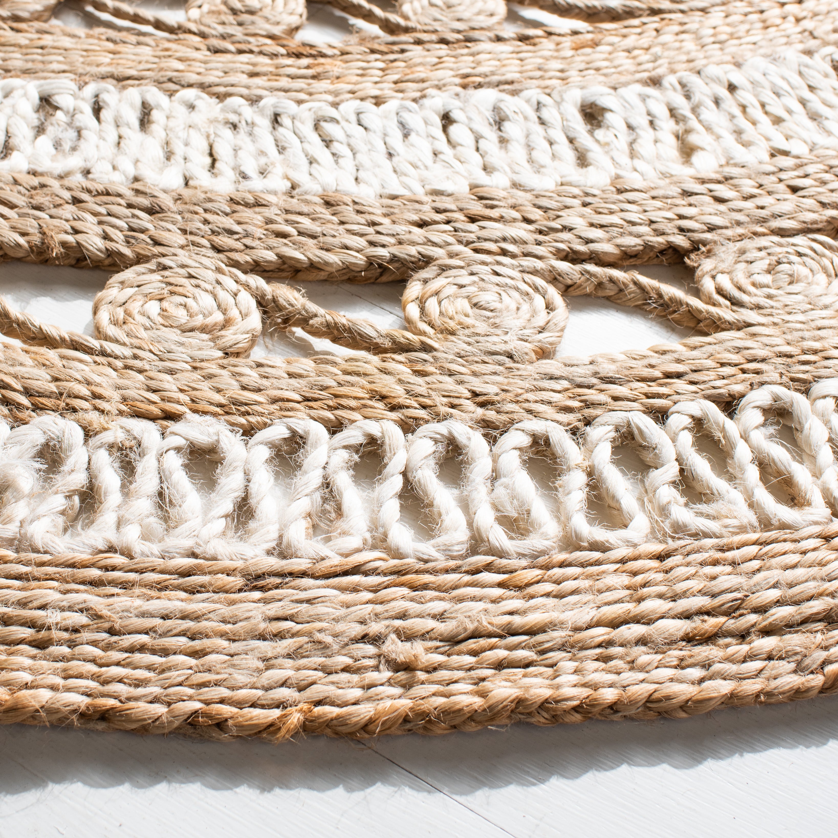 Safavieh Natural Fiber 169 Rug, NF169 - IVORY / NATURAL