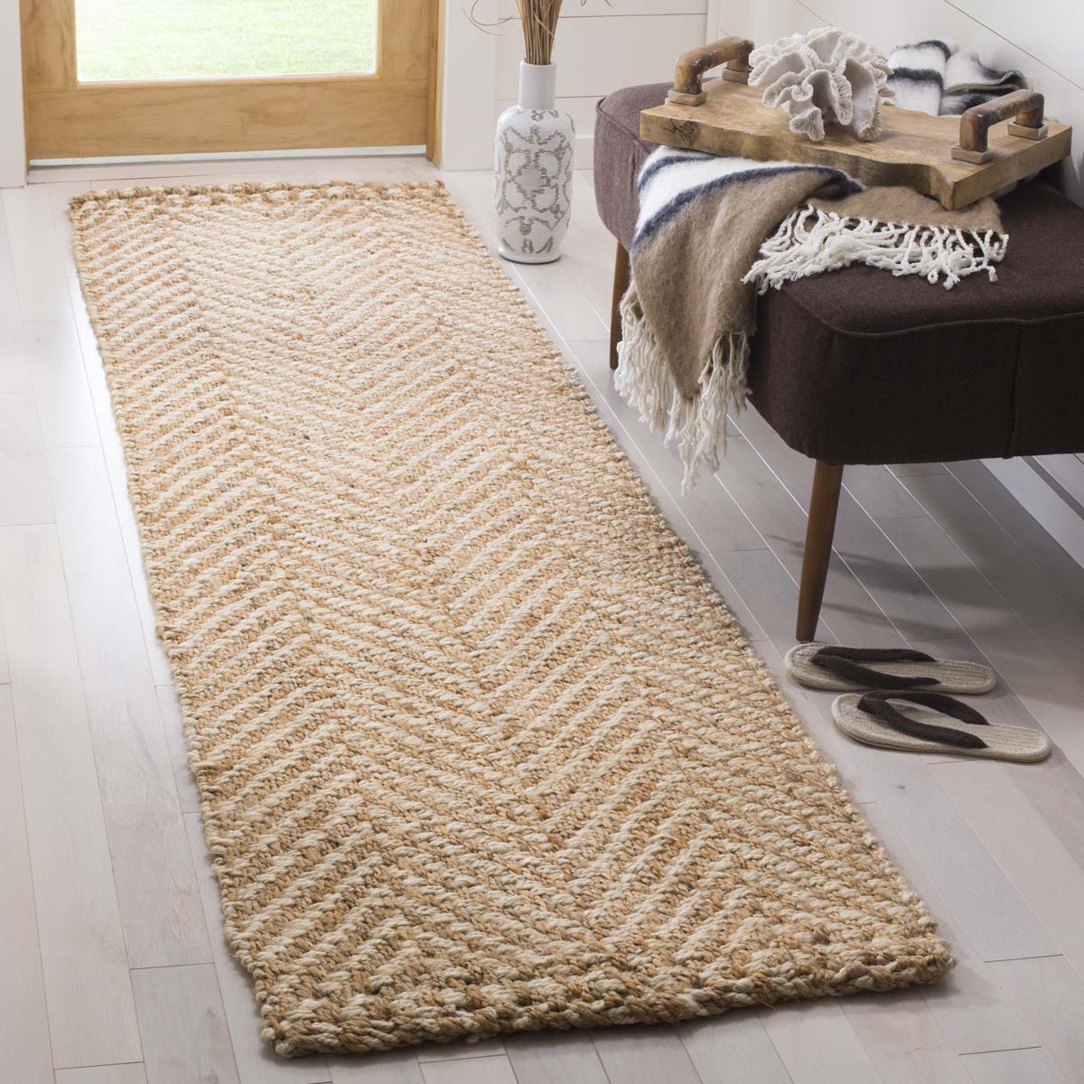 Safavieh Natural Fiber 264 Rug, NF264 - IVORY / NATURAL