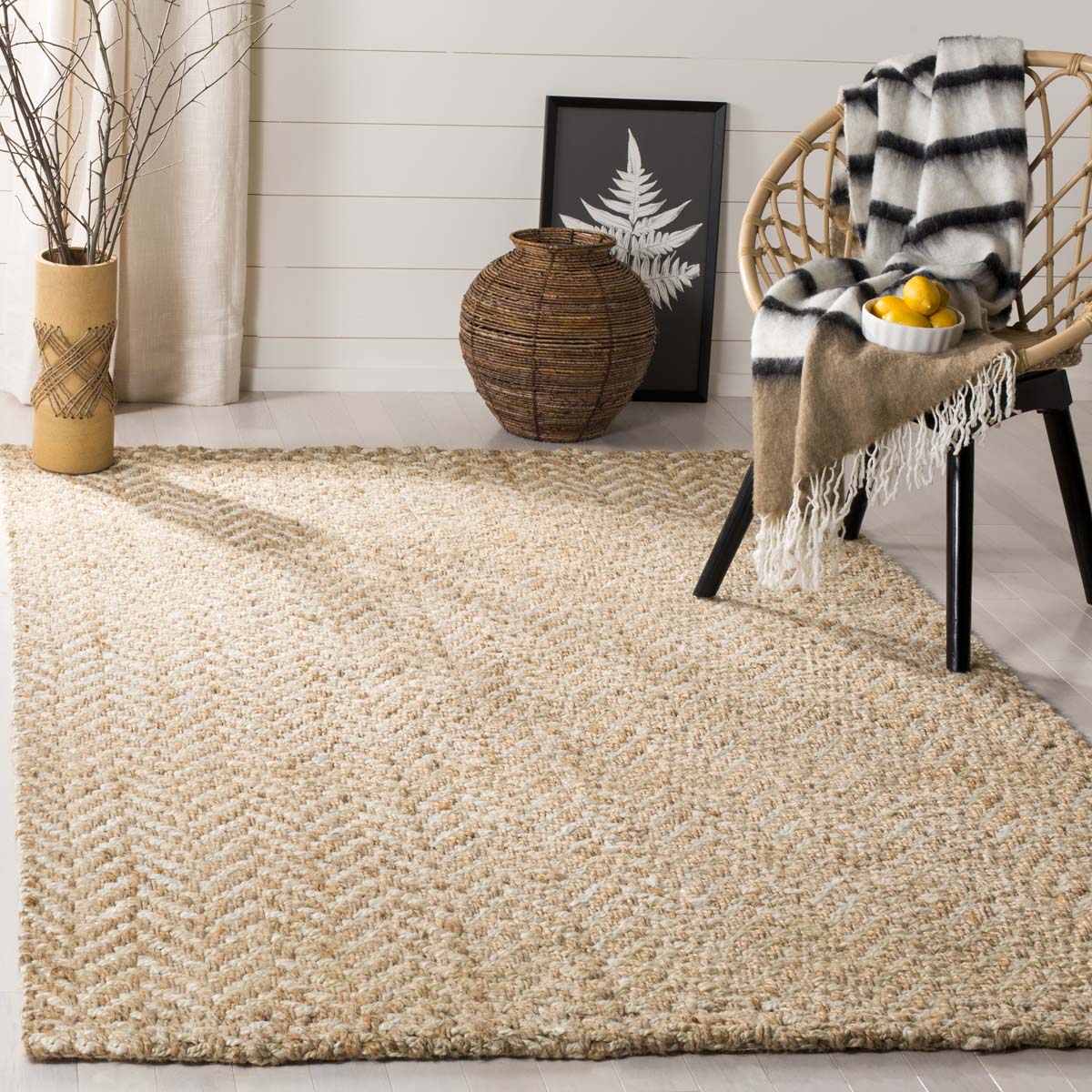 Safavieh Natural Fiber 264 Rug, NF264 - IVORY / NATURAL