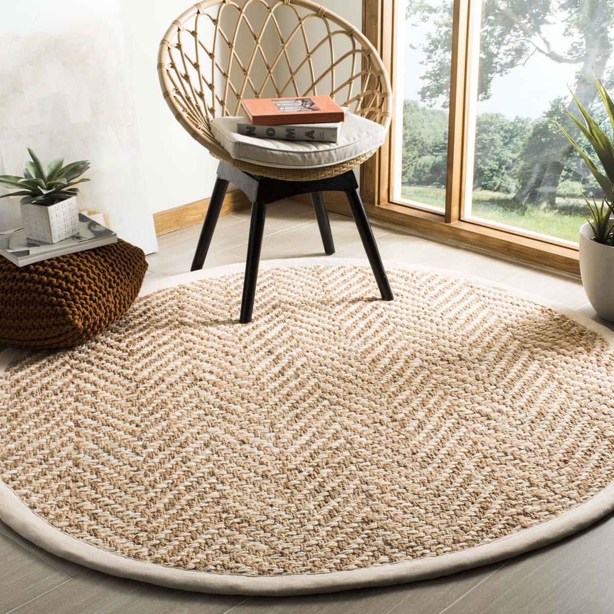 Safavieh Natural Fiber 264 Rug, NF264 - IVORY / NATURAL
