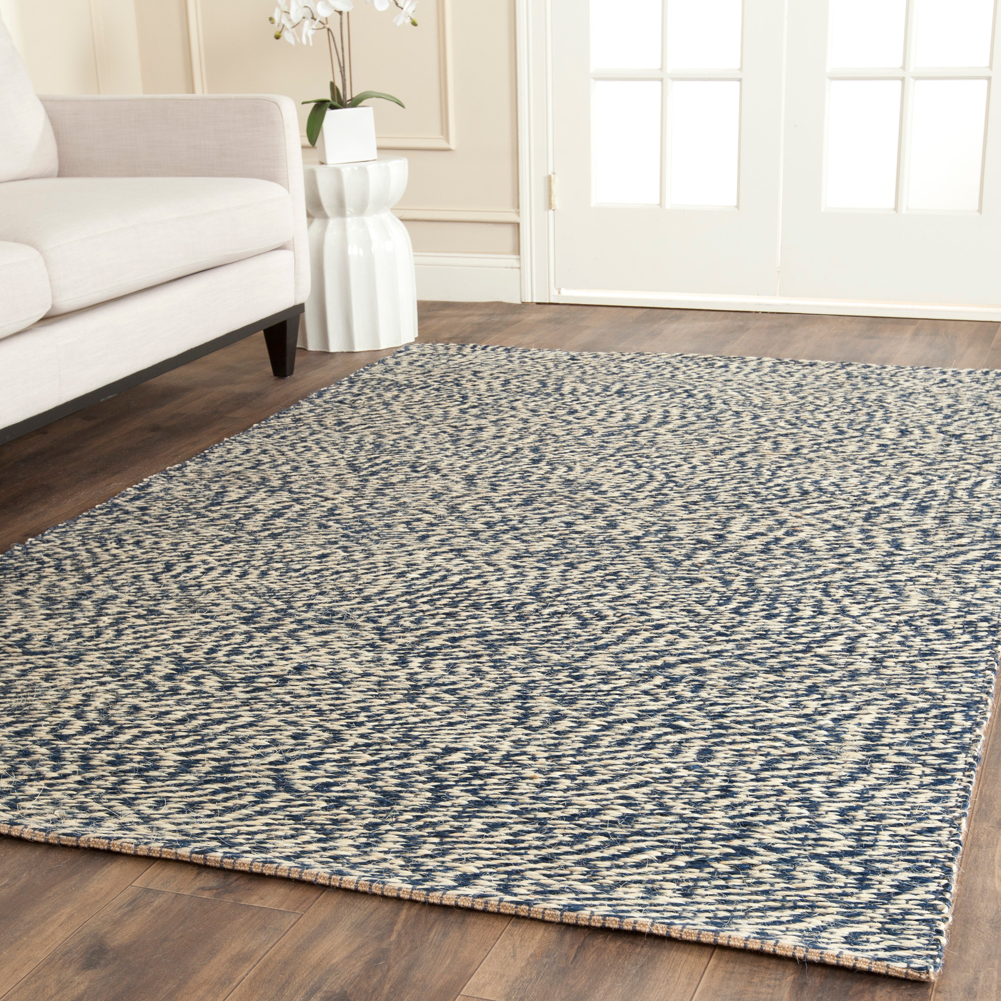 Safavieh Natural Fiber 448 Rug, NF448 - BLUE / IVORY