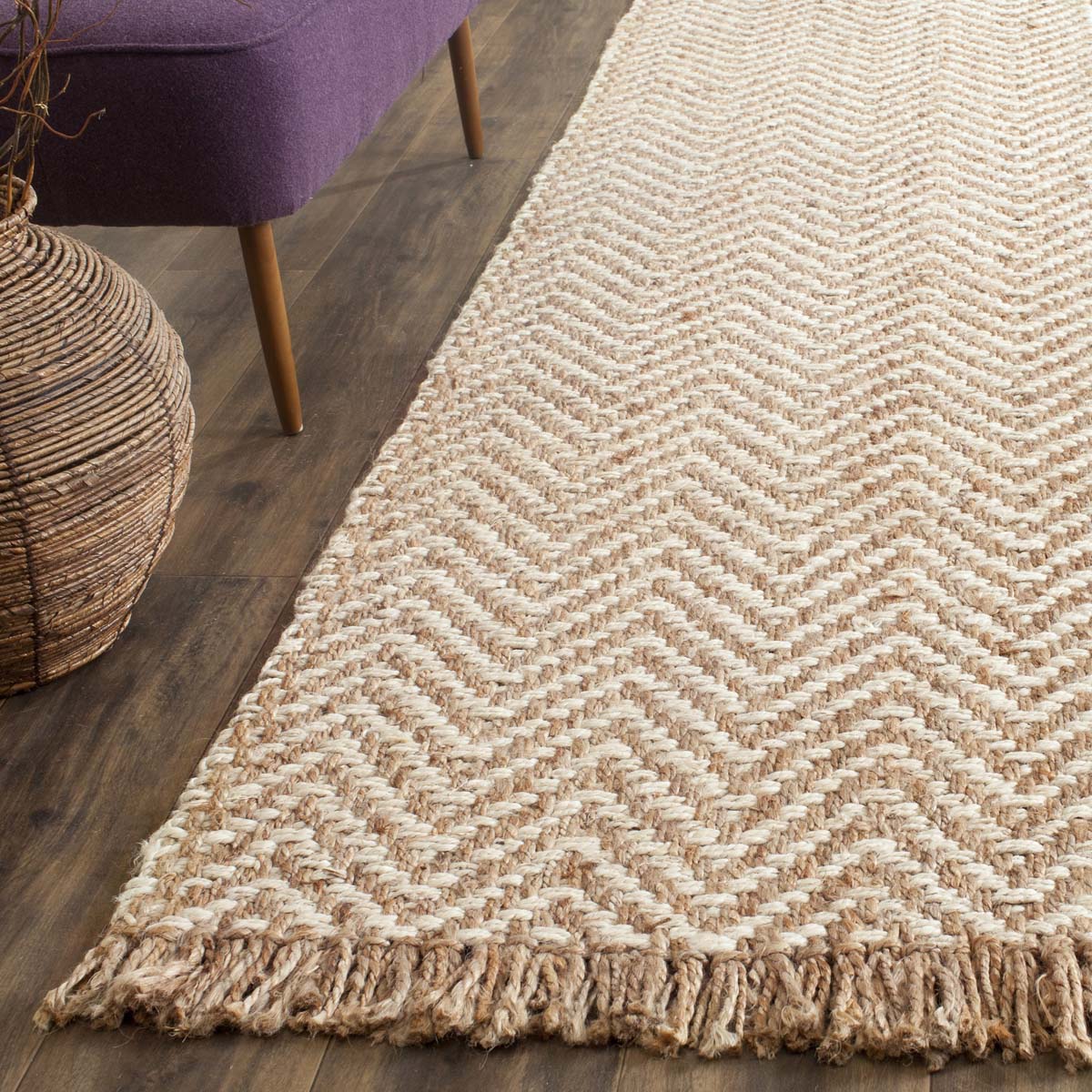 Safavieh Natural Fiber 458 Rug, NF458 - BLEACH / NATURAL