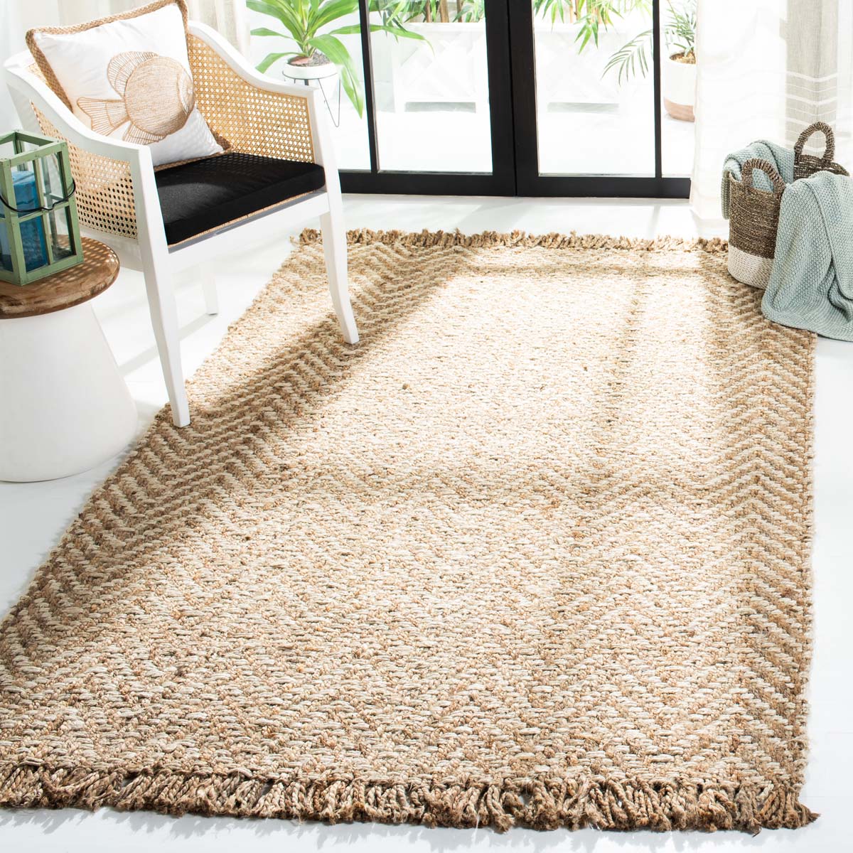 Safavieh Natural Fiber 458 Rug, NF458 - BLEACH / NATURAL