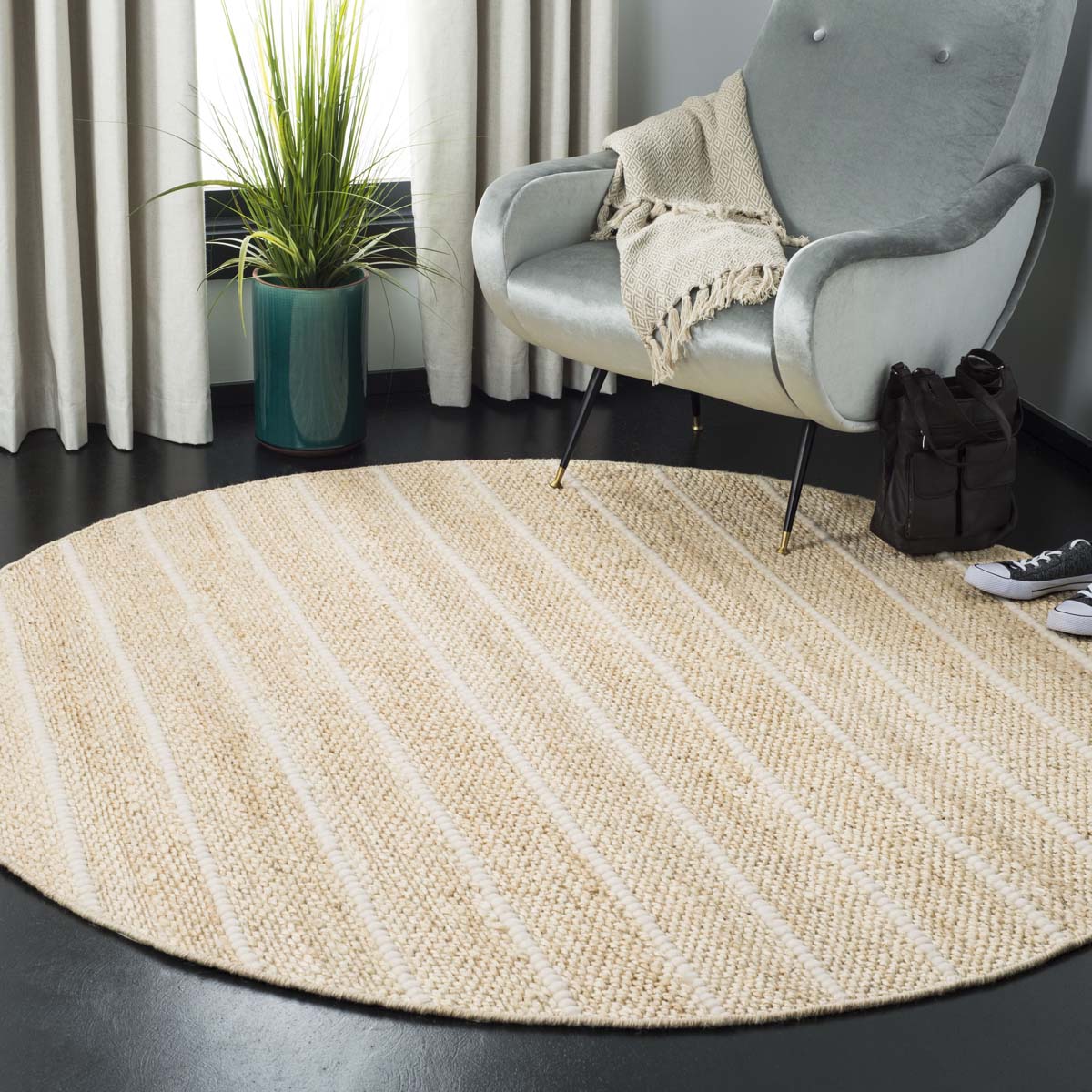 Safavieh Natural Fiber 550 Rug, NF550 - IVORY / IVORY