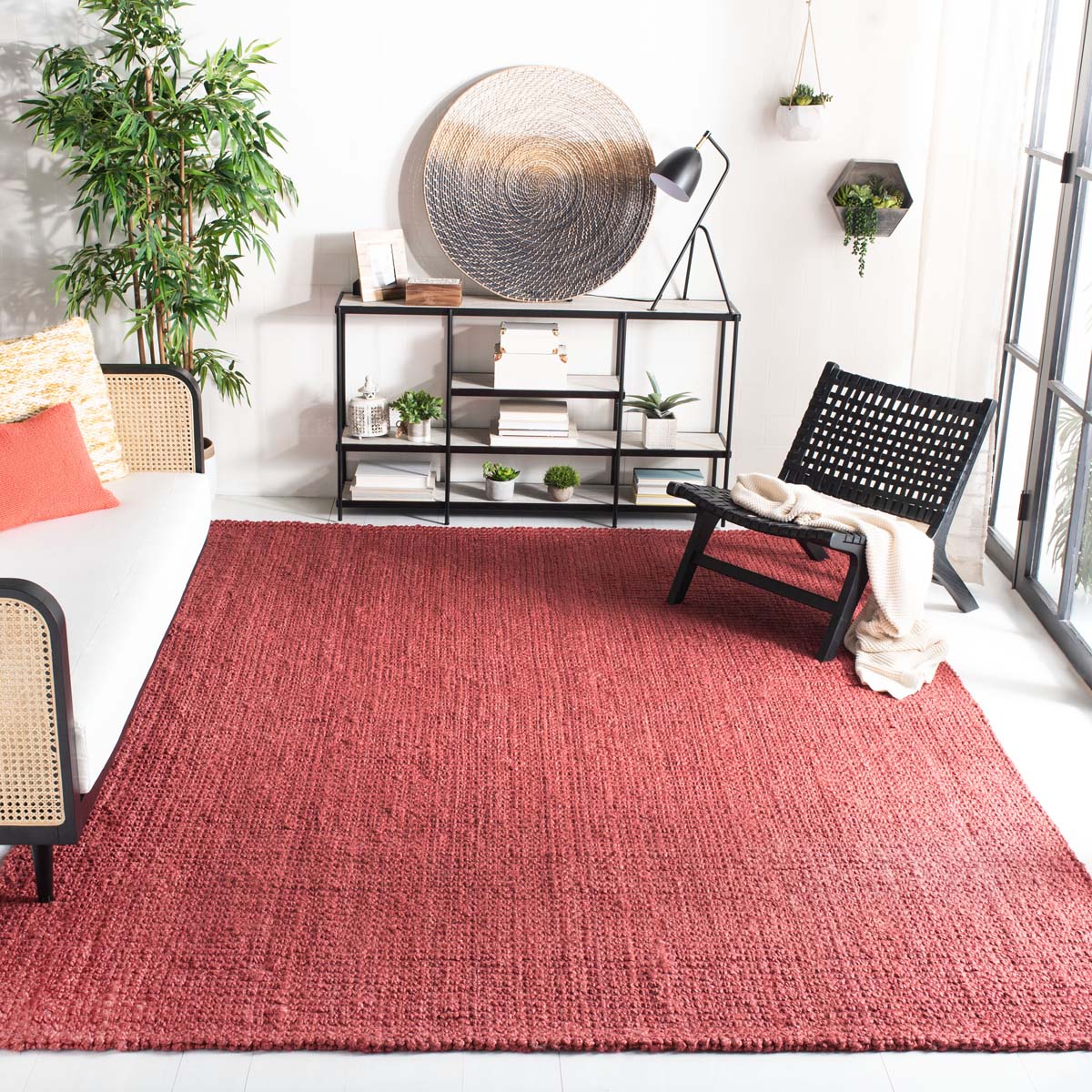 Safavieh Natural Fiber 730 Rug, NF730 - Red