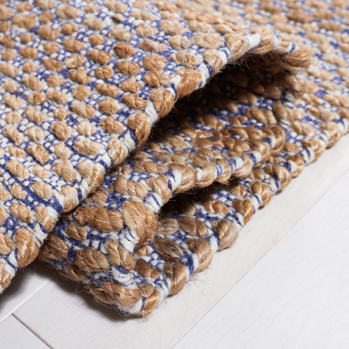 Safavieh Natural Fiber 874 Rug, NF874 - NATURAL / NAVY