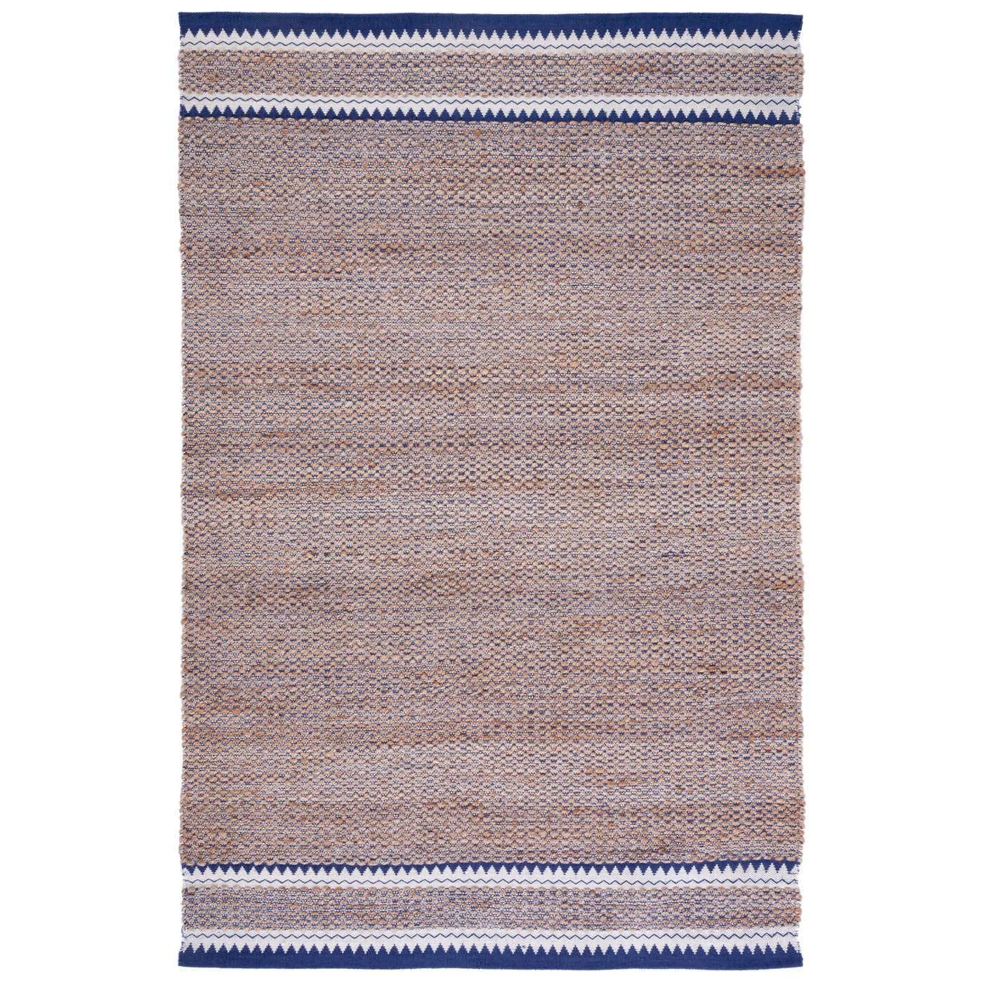 Safavieh Natural Fiber 874 Rug, NF874 - NATURAL / NAVY