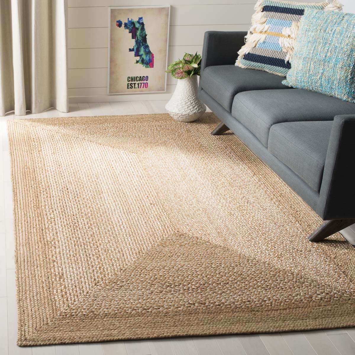 Safavieh Natural Fiber 885 Rug, NF885 - NATURAL / IVORY