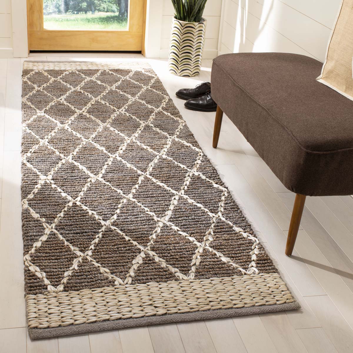 Safavieh Natural Fiber 951 Rug, NF951 - NATURAL / GREY