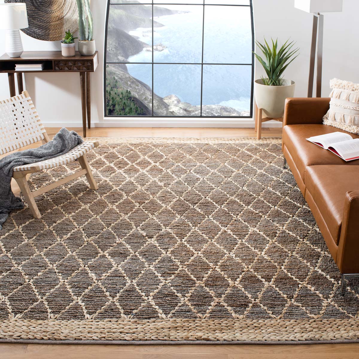 Safavieh Natural Fiber 951 Rug, NF951 - NATURAL / GREY
