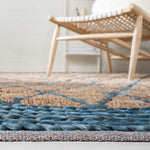 Safavieh Natural Fiber 951 Rug, NF951 - NATURAL / NAVY