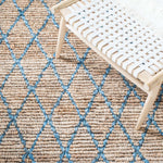 Safavieh Natural Fiber 951 Rug, NF951 - NATURAL / NAVY