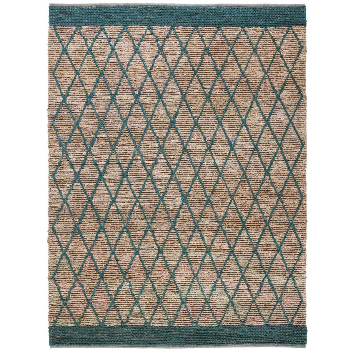 Safavieh Natural Fiber 951 Rug, NF951 - NATURAL / DARK GREEN