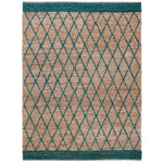 Safavieh Natural Fiber 951 Rug, NF951 - NATURAL / DARK GREEN
