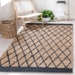 Safavieh Natural Fiber 951 Rug, NF951 - NATURAL / BLACK