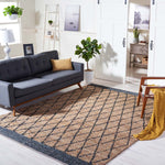 Safavieh Natural Fiber 951 Rug, NF951 - NATURAL / BLACK