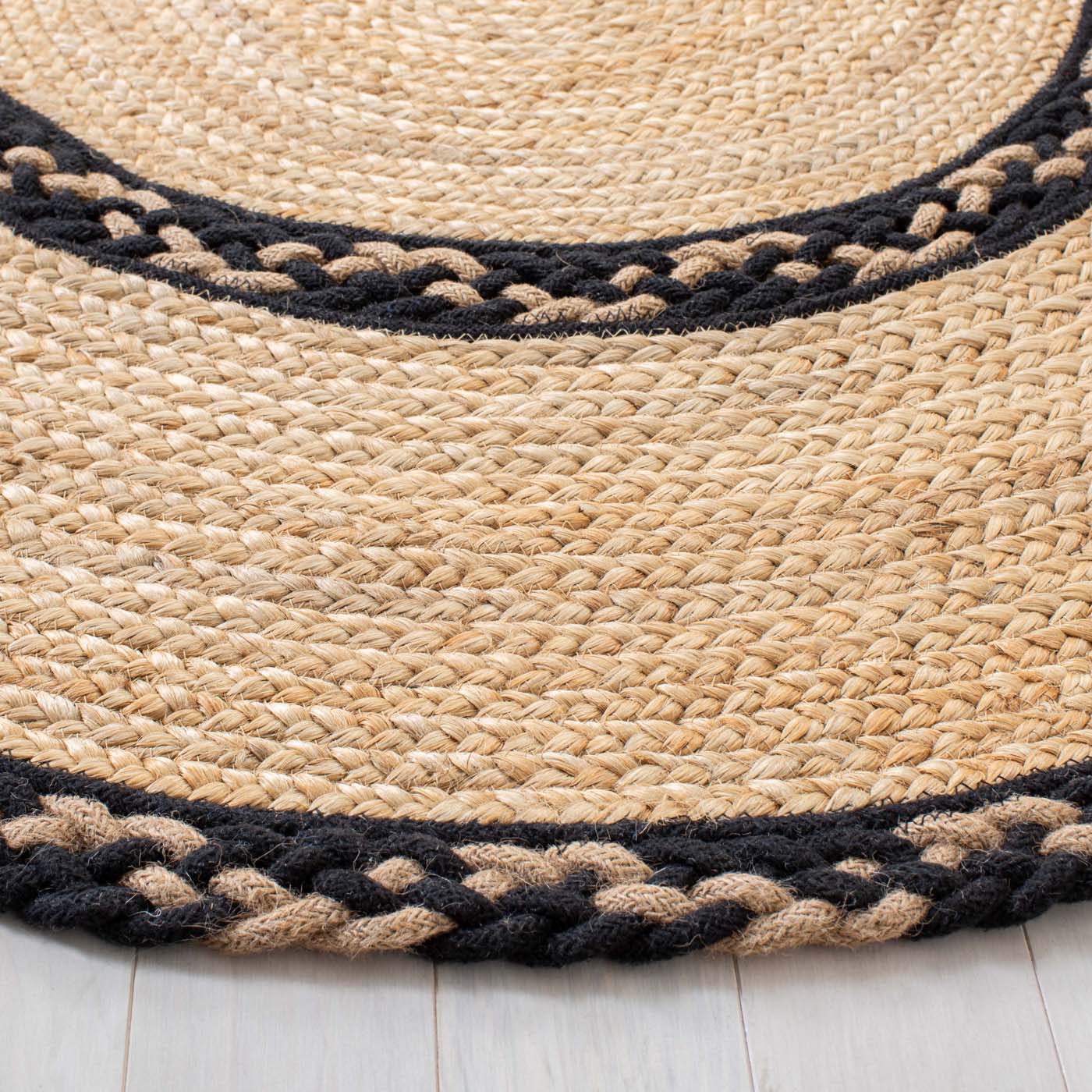 Safavieh Natural Fiber 260 Rug, NFB260 - NATURAL / BLACK