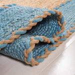 Safavieh Natural Fiber 261 Rug, NFB261 - NATURAL / BLUE