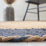 Safavieh Natural Fiber 261 Rug, NFB261 - NATURAL / NAVY