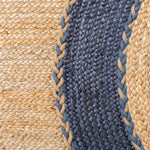 Safavieh Natural Fiber 261 Rug, NFB261 - NATURAL / NAVY