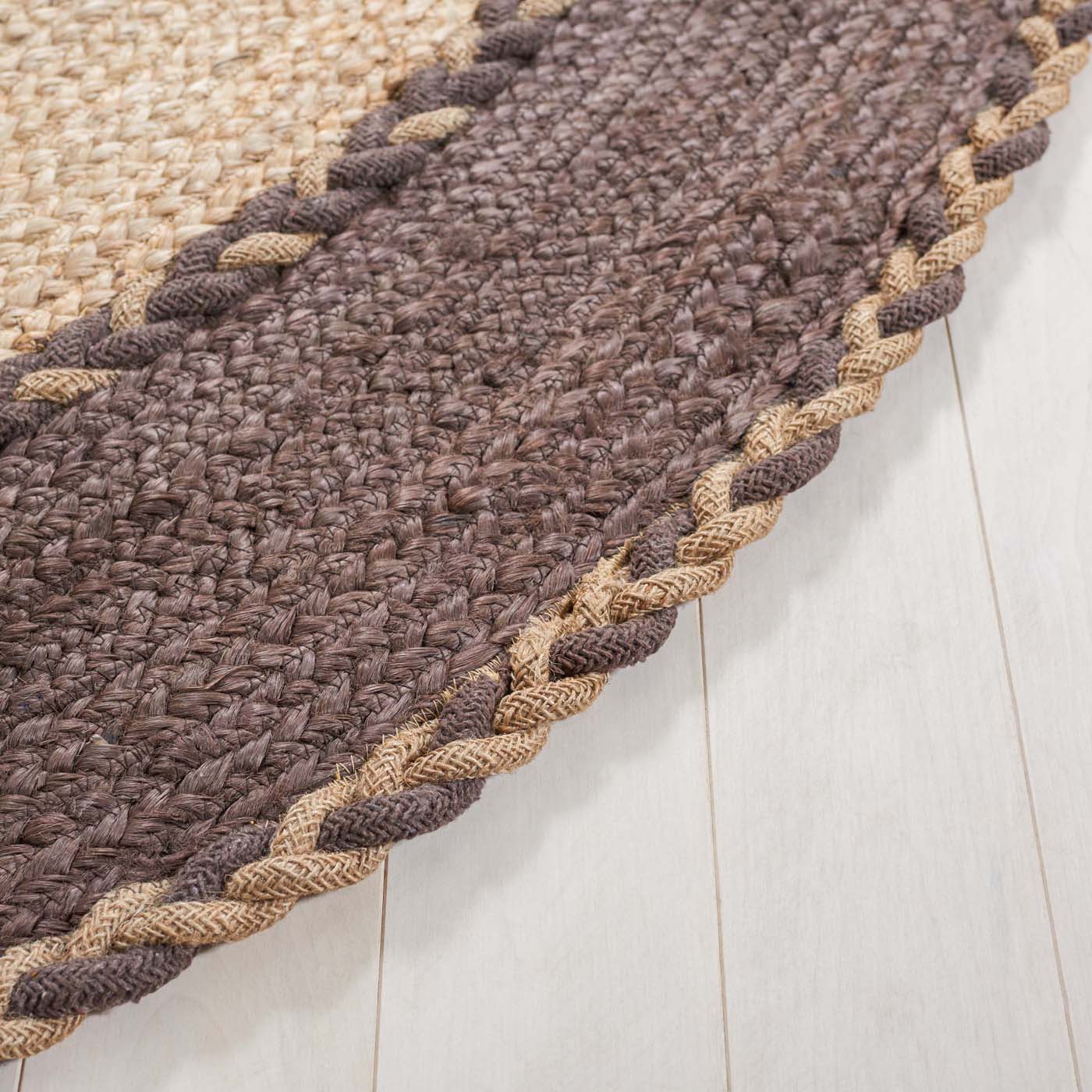 Safavieh Natural Fiber 261 Rug, NFB261 - NATURAL / BROWN