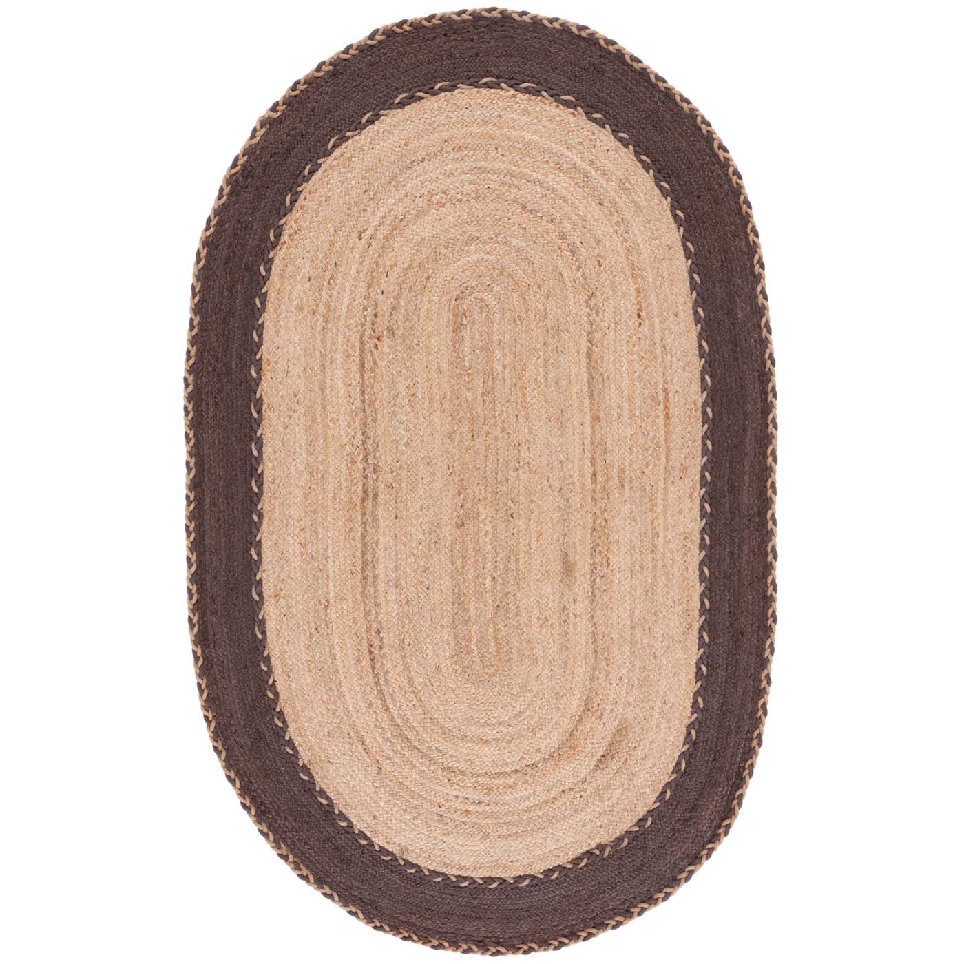 Safavieh Natural Fiber 261 Rug, NFB261 - NATURAL / BROWN