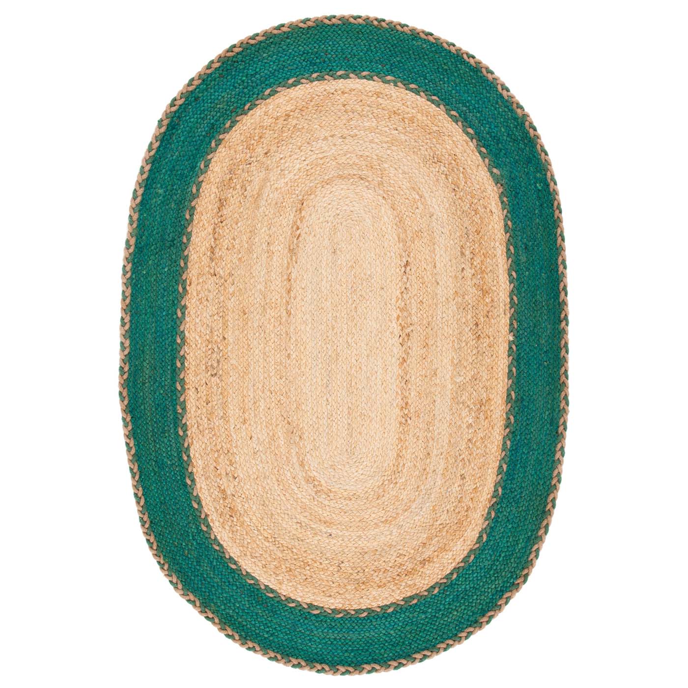 Safavieh Natural Fiber 261 Rug, NFB261 - NATURAL / GREEN