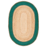 Safavieh Natural Fiber 261 Rug, NFB261 - NATURAL / GREEN