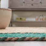 Safavieh Natural Fiber 261 Rug, NFB261 - NATURAL / GREEN