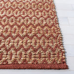 Safavieh Natural Fiber 701 Rug, NFB701 - NATURAL / RUST