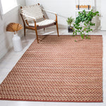 Safavieh Natural Fiber 701 Rug, NFB701 - NATURAL / RUST