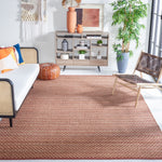 Safavieh Natural Fiber 701 Rug, NFB701 - NATURAL / RUST