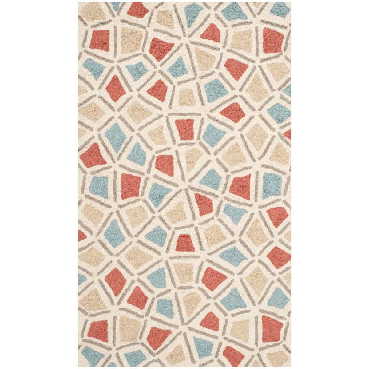Safavieh Newport 426 Rug, NPT426 - Red / Blue
