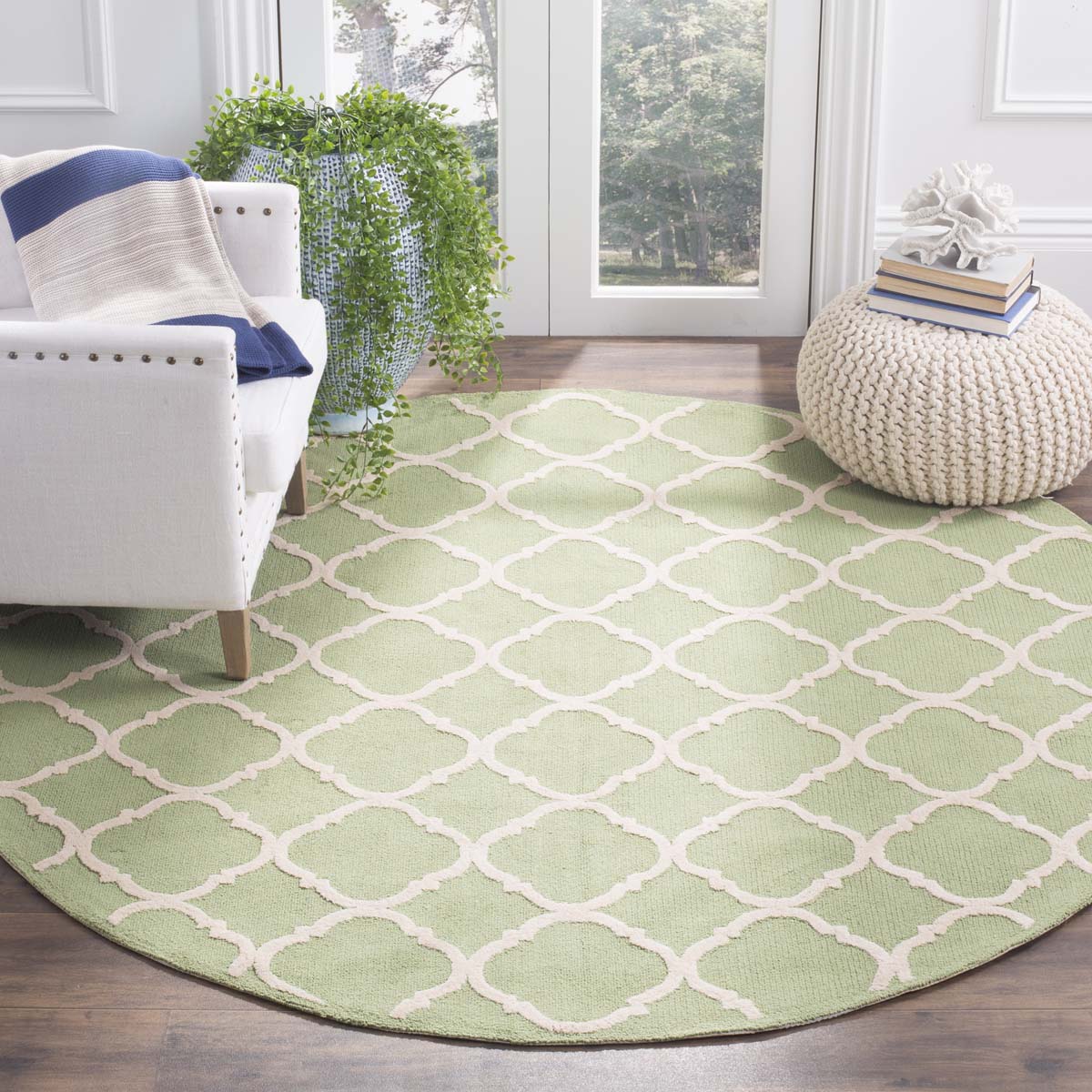 Safavieh Newport 430 Rug, NPT430 - Green / Ivory