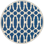Safavieh Newport 434 Rug, NPT434 - Royal Blue / White