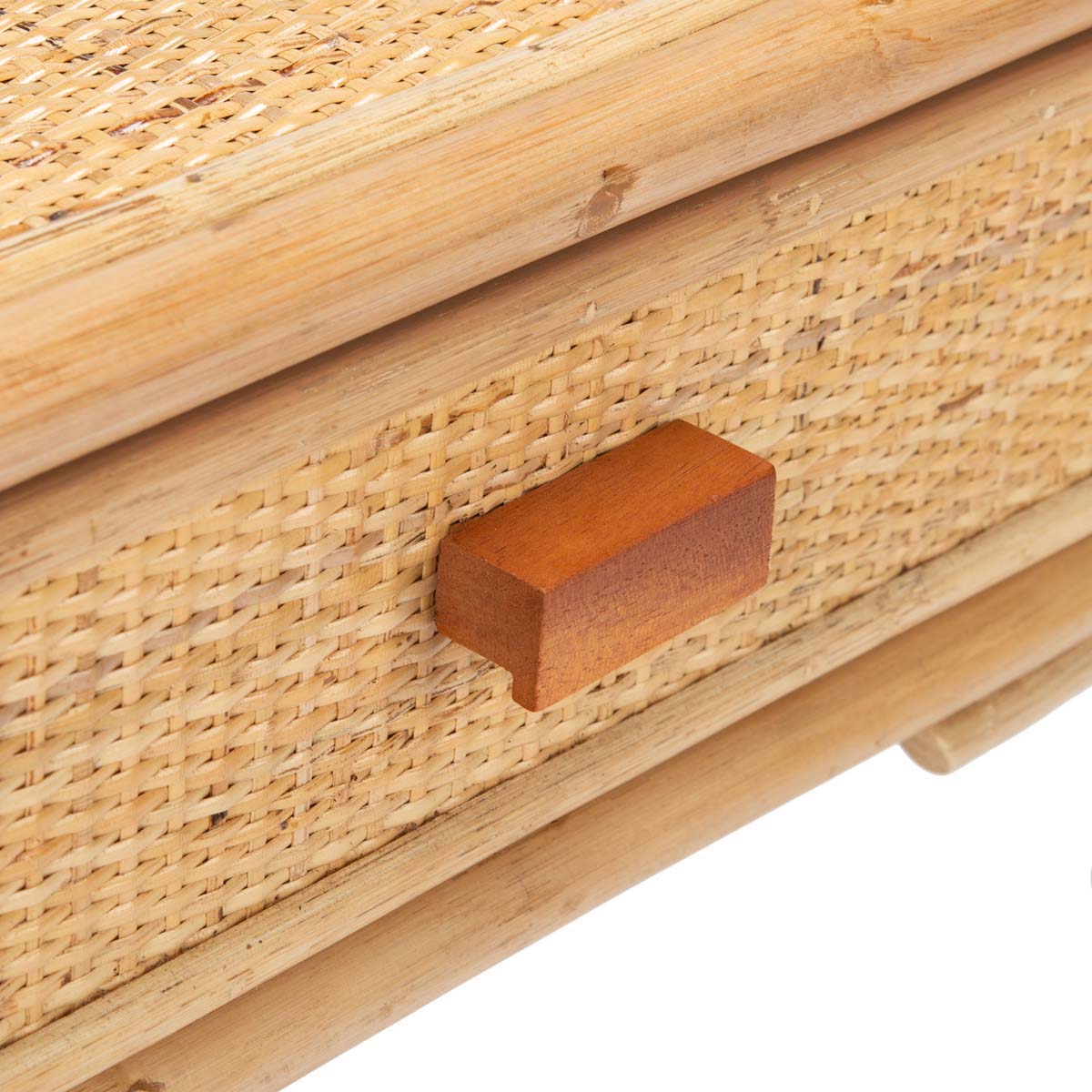 Safavieh Bea 1 Drawer 1 Shelf Nightstand , NST4000 - Natural