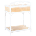 Safavieh Bea 1 Drawer 1 Shelf Nightstand , NST4000 - White / Natural