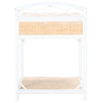 Safavieh Bea 1 Drawer 1 Shelf Nightstand , NST4000 - White / Natural