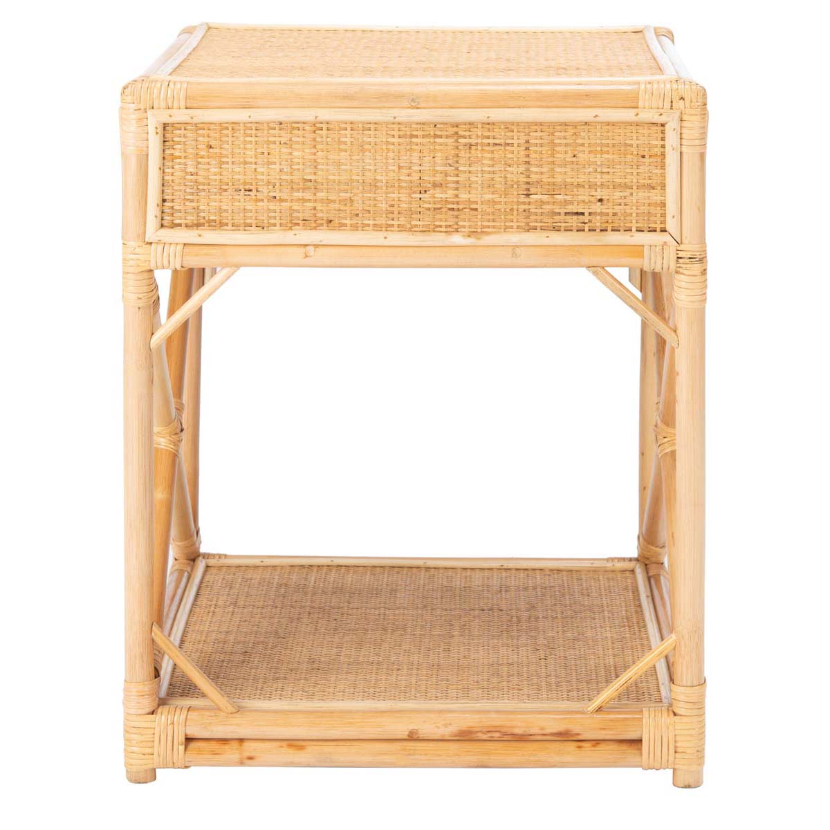 Safavieh Bali 1 Drawer 1 Shelf Nightstand , NST4001 - Natural