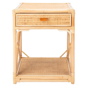 Safavieh Bali 1 Drawer 1 Shelf Nightstand , NST4001