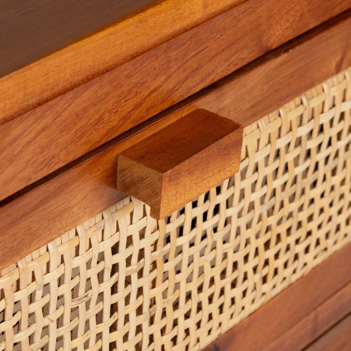 Safavieh Devon 1 Drawer 1 Door Nightstand , NST4002 - Natural