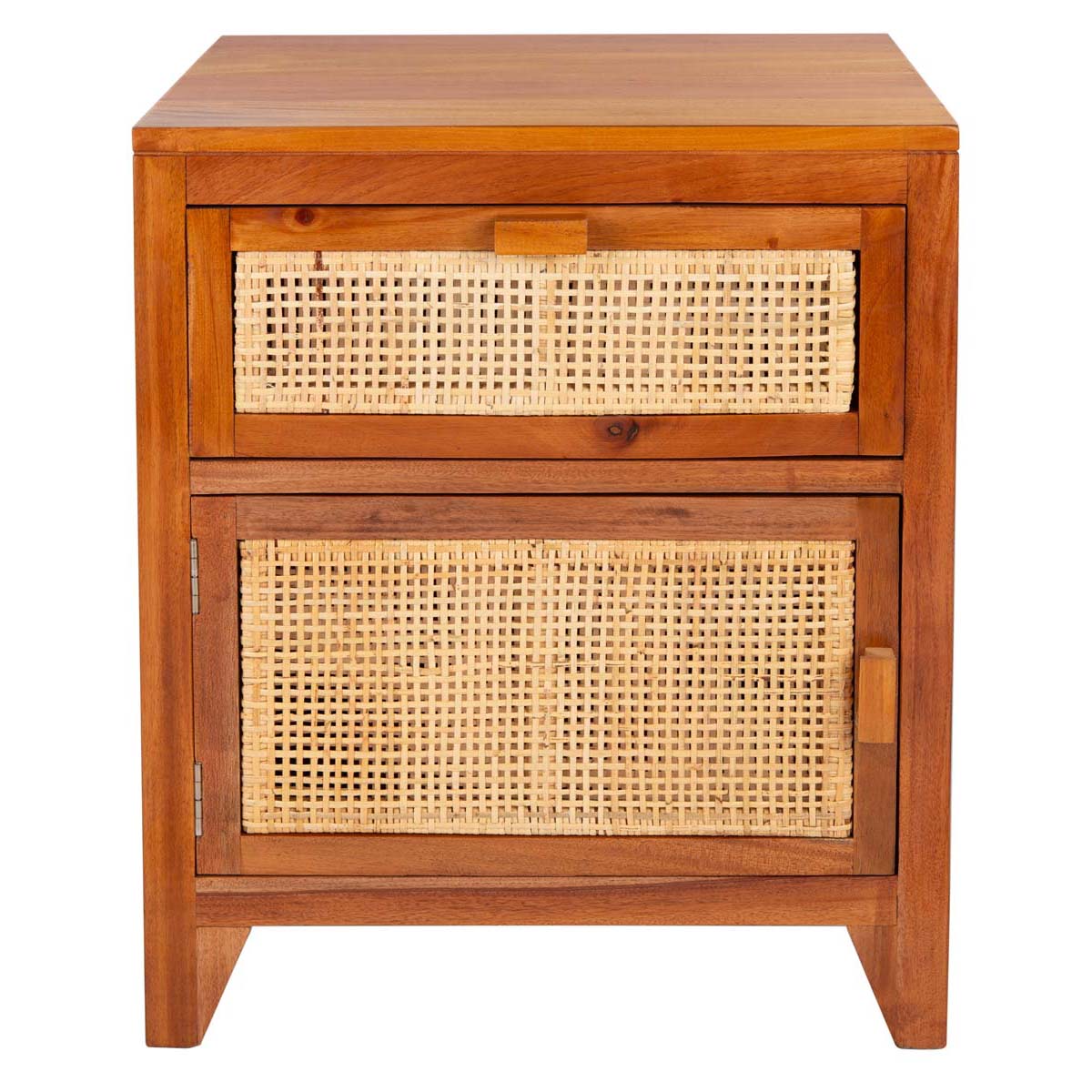 Safavieh Devon 1 Drawer 1 Door Nightstand , NST4002 - Natural