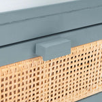 Safavieh Devon 1 Drawer 1 Door Nightstand , NST4002 - Grey/Natural