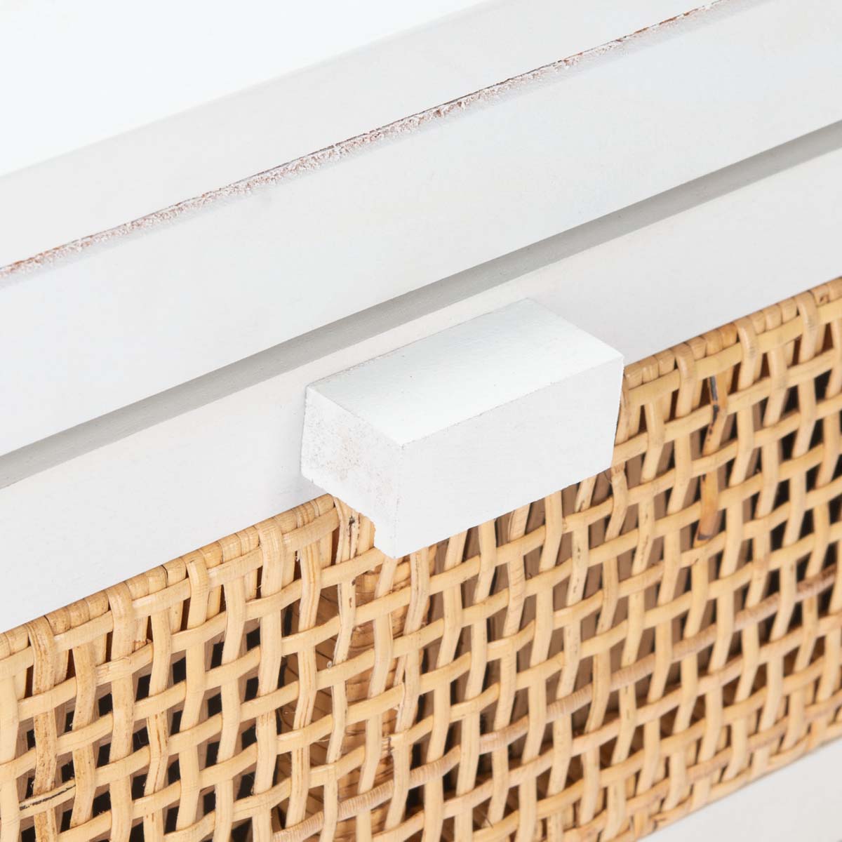 Safavieh Devon 1 Drawer 1 Door Nightstand , NST4002 - White/Natural