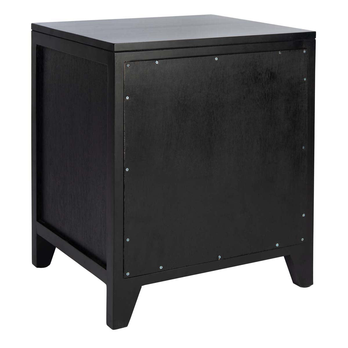 Safavieh Devon 1 Drawer 1 Door Nightstand , NST4002 - Black/Natural