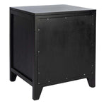 Safavieh Devon 1 Drawer 1 Door Nightstand , NST4002 - Black/Natural