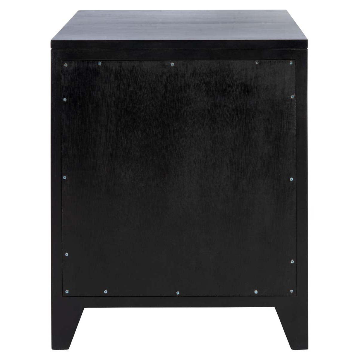 Safavieh Devon 1 Drawer 1 Door Nightstand , NST4002 - Black/Natural
