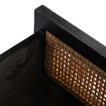 Safavieh Devon 1 Drawer 1 Door Nightstand , NST4002 - Black/Natural